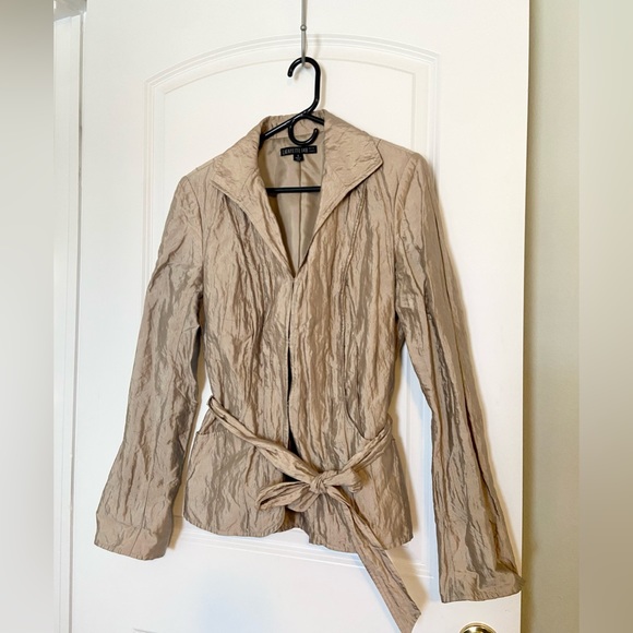 Lafayette 148 New York Tops - LAFAYETTE 148 NEW YORK METALLIC CRINKLE TOP, GUC